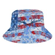 AILLOSA Flag-10 3D Desen Unisex Balıkçı Şapka