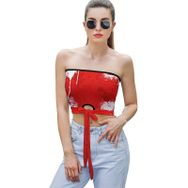 AILLOSA Flag-115 Tube Askılı Kadın File Top Tank