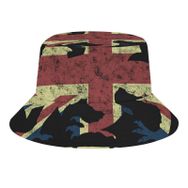 AILLOSA Flag-117 3D Desen Unisex Balıkçı Şapka