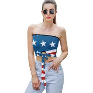 AILLOSA Flag-118 Tube Askılı Kadın File Top Tank