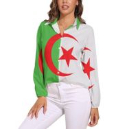 AILLOSA FLAG-133 V Yaka Kadın Bluz