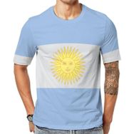 AILLOSA Flag-134 Baskılı Desenli Kısa Kollu Unisex T-shirt