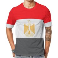 AILLOSA Flag-135 Baskılı Desenli Kısa Kollu Unisex T-shirt