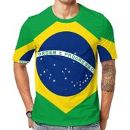 AILLOSA Flag-139 Baskılı Desenli Kısa Kollu Unisex T-shirt