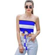 AILLOSA Flag-149 Tube Askılı Kadın File Top Tank