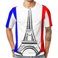 AILLOSA Flag-151 Baskılı Desenli Kısa Kollu Unisex T-shirt