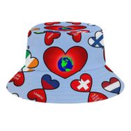 AILLOSA Flag-16 3D Desen Unisex Balıkçı Şapka