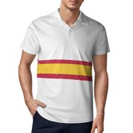 AILLOSA FLAG-180 3D Baskılı Desen Kısa Kollu Polo Yaka Erkek T-shirt