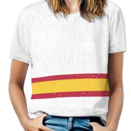 AILLOSA FLAG-180 Tamamı Baskılı Kısa Kollu Yuvarlak Yaka Kadın T-shirt