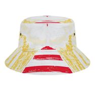 AILLOSA Flag-184 3D Desen Unisex Balıkçı Şapka