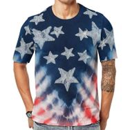 AILLOSA Flag-186 Baskılı Desenli Kısa Kollu Unisex T-shirt