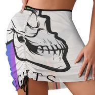 AILLOSA FLAG-196 Cover Up Sarma Etek Bikini Havlu Tarz Plaj Elbisesi