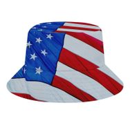 AILLOSA Flag-26 3D Desen Unisex Balıkçı Şapka