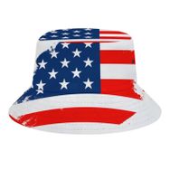 AILLOSA Flag-52 3D Desen Unisex Balıkçı Şapka