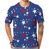 AILLOSA Flag-85 Baskılı Desenli Kısa Kollu Unisex T-shirt