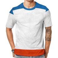 AILLOSA Flag-93 Baskılı Desenli Kısa Kollu Unisex T-shirt