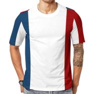 AILLOSA Flag-94 Baskılı Desenli Kısa Kollu Unisex T-shirt