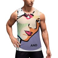 AILLOSA Fun-Top Relax Tembel Hayvan Baskılı Yazlık TH-151 Erkek Atlet