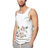 AILLOSA Fun-Top Relax Tembel Hayvan Baskılı Yazlık YH-253 Erkek Atlet