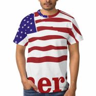 AILLOSA GF-02 3D Baskılı Desenli Kısa Kollu Erkek T-shirt