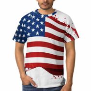 AILLOSA GF-10 3D Baskılı Desenli Kısa Kollu Erkek T-shirt