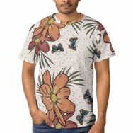 AILLOSA GF-12 3D Baskılı Desenli Kısa Kollu Erkek T-shirt