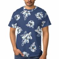 AILLOSA GF-13 3D Baskılı Desenli Kısa Kollu Erkek T-shirt
