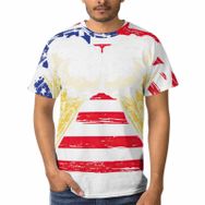 AILLOSA GF-17 3D Baskılı Desenli Kısa Kollu Erkek T-shirt