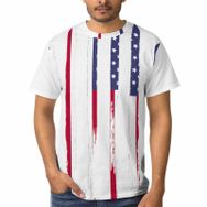 AILLOSA GF-20 3D Baskılı Desenli Kısa Kollu Erkek T-shirt