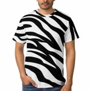 AILLOSA GF-21 3D Baskılı Desenli Kısa Kollu Erkek T-shirt