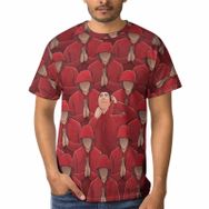 AILLOSA GFY02 3D Baskılı Desenli Kısa Kollu Erkek T-shirt