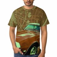 AILLOSA GFY04 3D Baskılı Desenli Kısa Kollu Erkek T-shirt