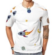 AILLOSA GFY10 Baskılı Desenli Kısa Kollu Unisex T-shirt