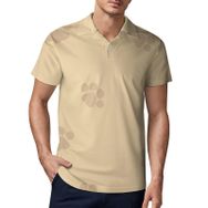 AILLOSA GFY15 3D Baskılı Desen Kısa kollu Polo Yaka Erkek T-shirt