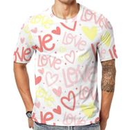 AILLOSA GFY18 Baskılı Desenli Kısa Kollu Unisex T-shirt