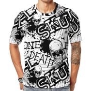 AILLOSA GFY19 Baskılı Desenli Kısa Kollu Unisex T-shirt