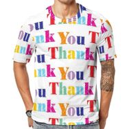 AILLOSA GFY20 Baskılı Desenli Kısa Kollu Unisex T-shirt