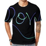 AILLOSA GFY23 3D Baskılı Desenli Kısa Kollu Erkek T-shirt