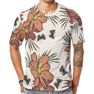 AILLOSA GFY28 3D Baskılı Desenli Kısa Kollu Erkek T-shirt