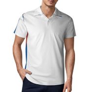 AILLOSA GFY33 3D Baskılı Desen Kısa kollu Polo Yaka Erkek T-shirt