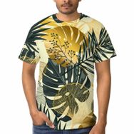 AILLOSA H-97 3D Baskılı Desenli Kısa Kollu Erkek T-shirt