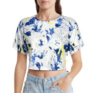 AILLOSA Racerback Bisiklet Yaka Kısa Kol YH-202 Kadın T-shirt