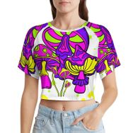 AILLOSA Racerback Tank Top TH-441 Kısa Kollu Yuvarlak Yaka Kadın T-shirt