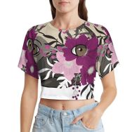 AILLOSA Racerback Tank Top TH-446 Kısa Kollu Yuvarlak Yaka Kadın T-shirt