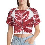 AILLOSA Racerback Tank Top Yuvarlak Yaka Kısa Kol Flag-124 Kadın T-shirt