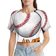 AILLOSA Racerback Tank Top Yuvarlak Yaka Kısa Kol TH-160 Kadın T-shirt