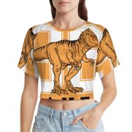 AILLOSA Racerback Tank Top Yuvarlak Yaka Kısa Kol TH-179 Kadın T-shirt