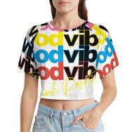 AILLOSA Racerback Tank Top Yuvarlak Yaka Kısa Kol TH-188 Kadın T-shirt
