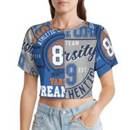 AILLOSA Racerback Tank Top Yuvarlak Yaka Kısa Kol TH-201 Kadın T-shirt