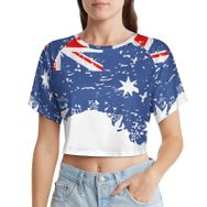AILLOSA Racerback Tank Top Yuvarlak Yaka Kısa Kol TH-267 Kadın T-shirt